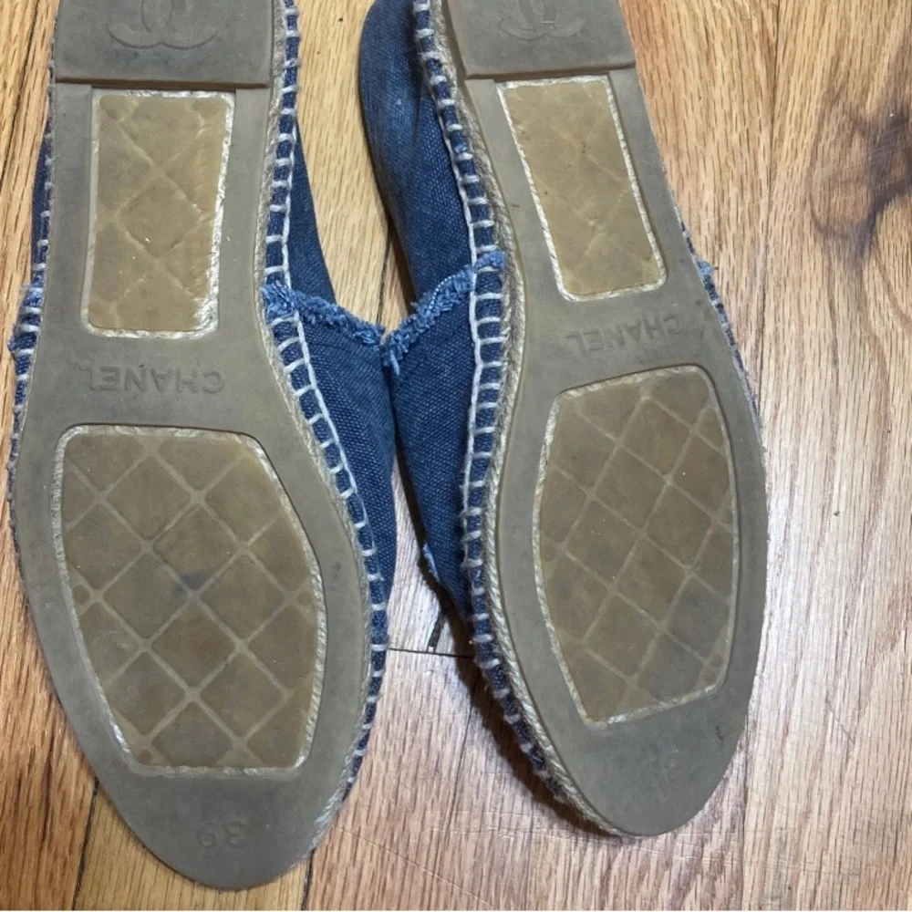 Semi used Chanel denim shoes 39 - Picture 6 of 7